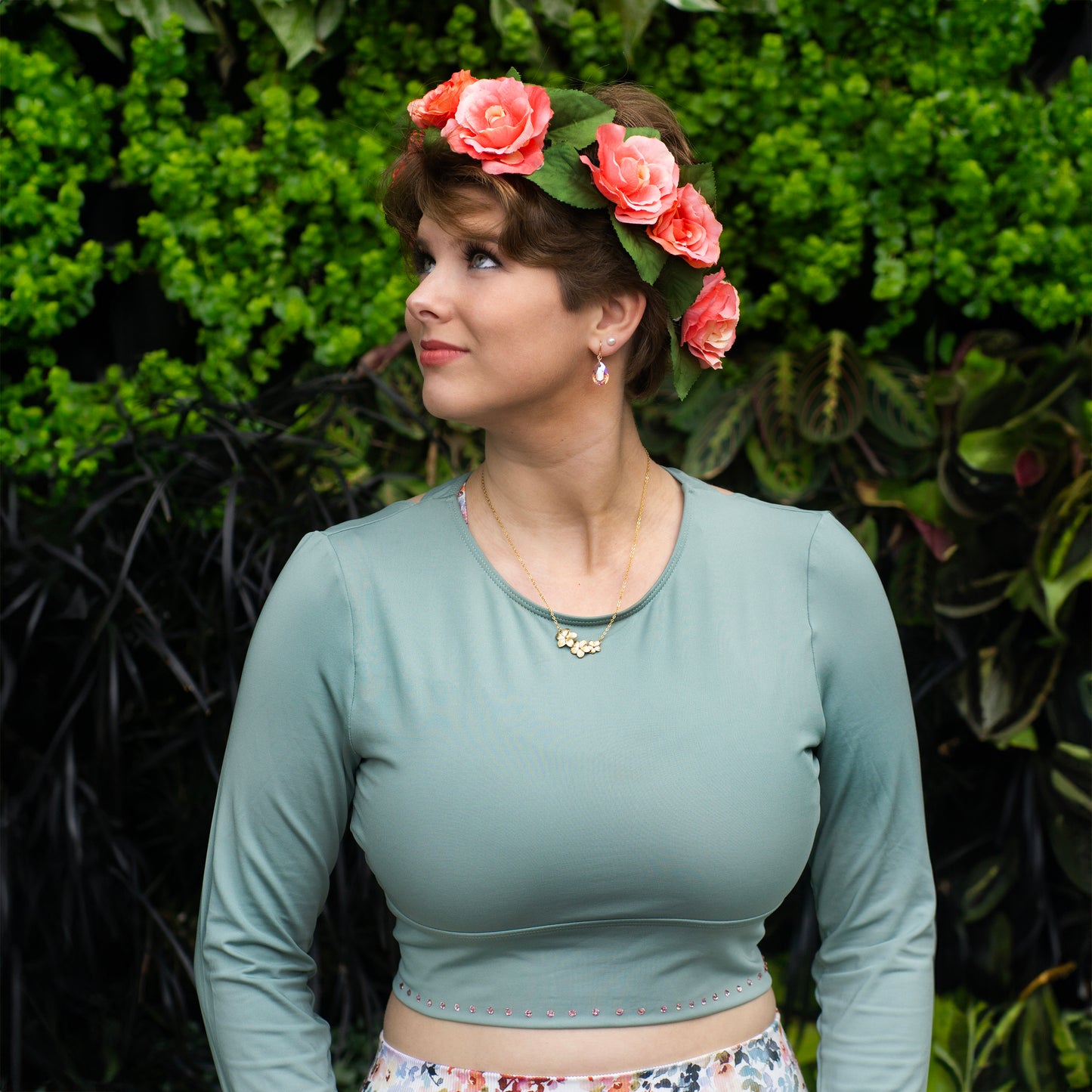 "Persephone" Sports Bra, Long-Sleeved Shirt, and Yoga Pants