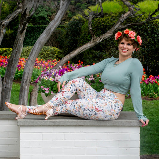 "Persephone" Sports Bra, Long-Sleeved Shirt, and Yoga Pants